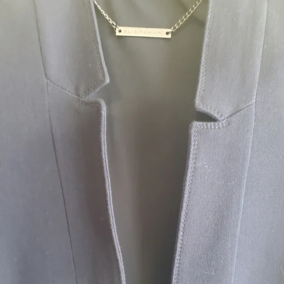 ELLIE TAHARI SIZE 8 BLAZER NAVY - Picture 3 of 6
